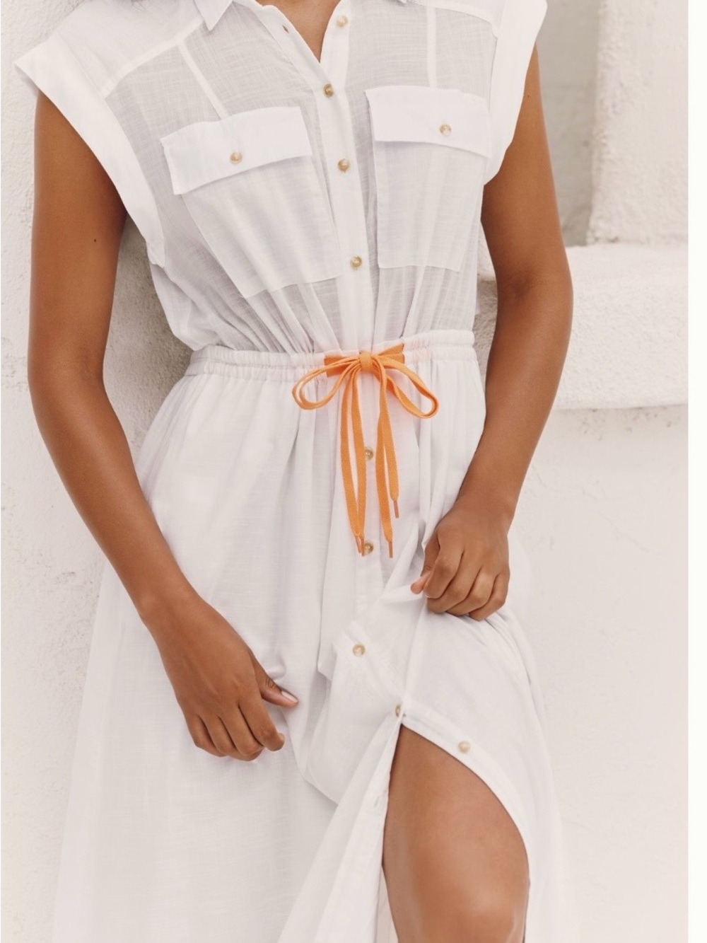 Anthropologie Celandine Button-Front Shirt 
Posted on depop(vickie6531) for less